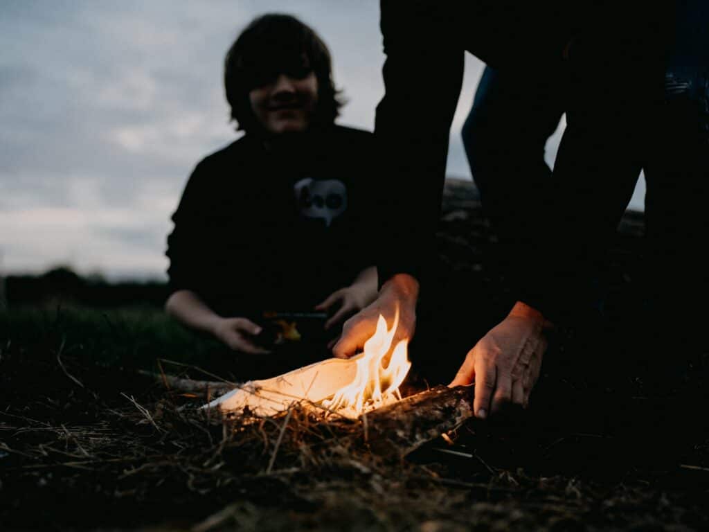 kit de survie pour faire un feu